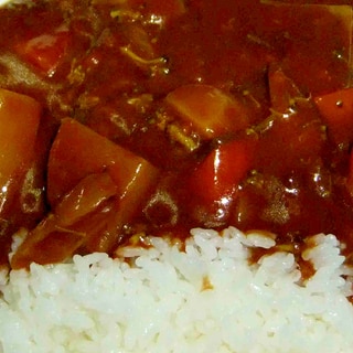 セロリと大根の野菜カレー